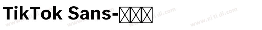 TikTok Sans字体转换
